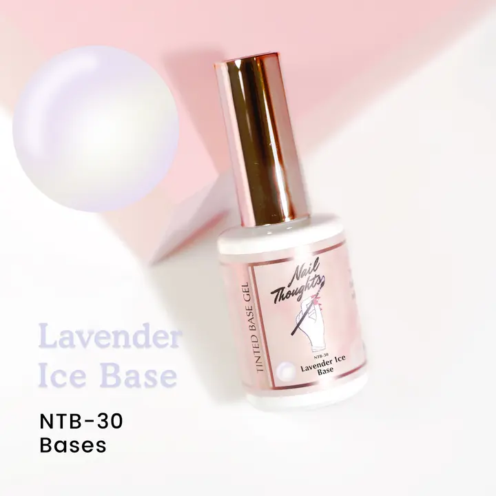 Kokoist X Nail Thoughts Tinted Base Gel - NTB-30 LAVENDER ICE BASE Builder Gel Base