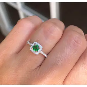 Green Emerald Ring