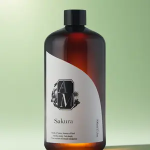 500ML Sakura Water-Based Aromatherapy Essential Oil, No Fire Scented Oil Supplement, Suitable for Wick Diffusers, Humidifiers