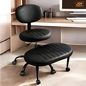 Joyfinity Home Ergonomic Meditation Chair, Cross-Legged Office Chair with Wheels, 360° Swivel, Adjustable Height, Lumbar Support, ADHD Chair for Home Office