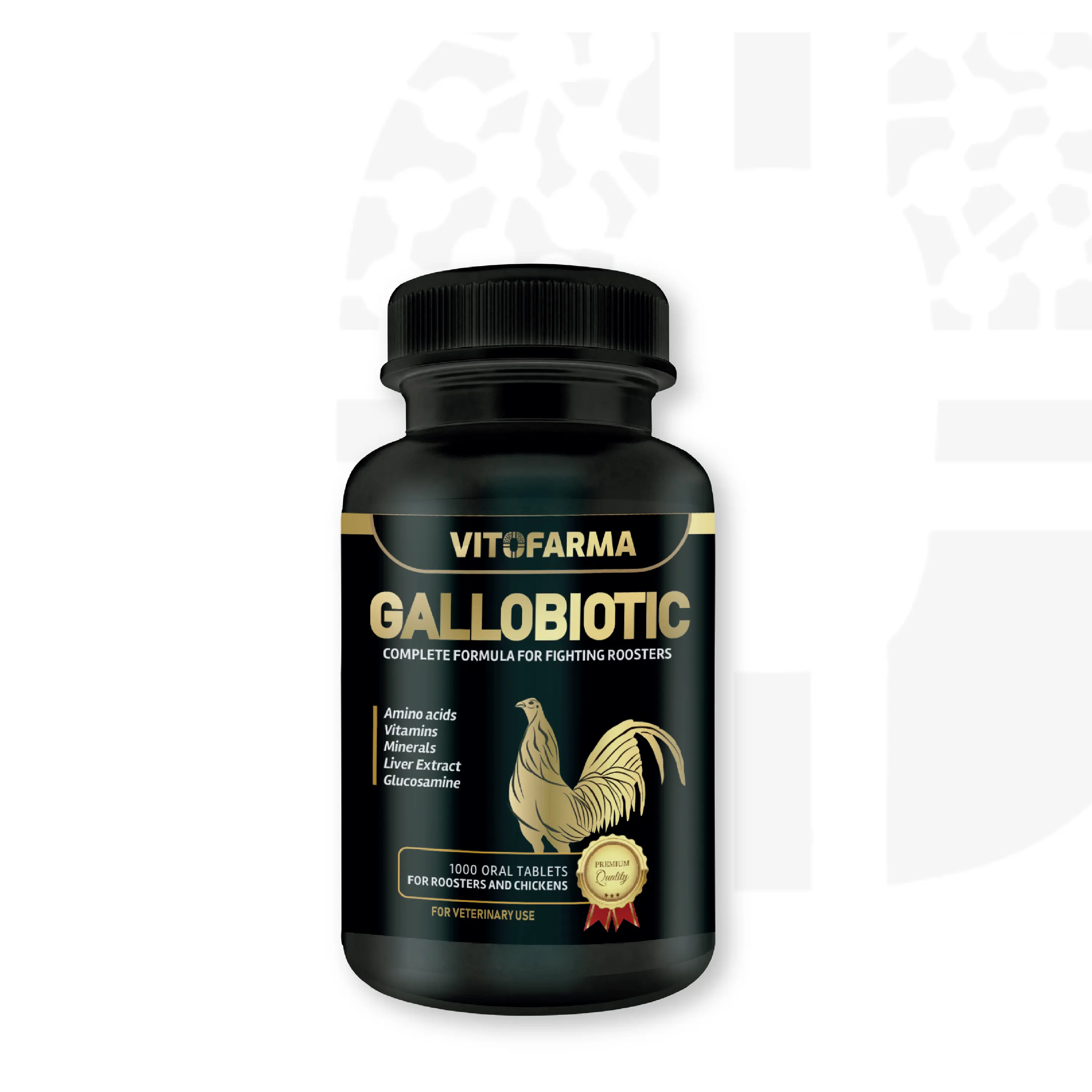Gallobioticc  Multivitamin for Roosters and Hens Poultry Supplement Daily Nutritional Support for Gamefowl and Chickens  100 Tables