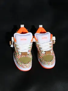 Men's Trendy Canvas Shoes, Unisex Anti-Slip Wear-Resistant Sneakers, Casual Low Top Ethnic Pattern Shoes, All Seasons Fashion