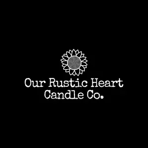 Our Rustic Heart Candle Co. shop logo