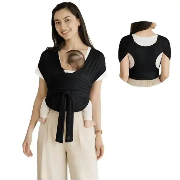 Ergonomic Baby Backpack Newborn Sling with Backpack Straps Outdoor Parenting X-shaped Support Comfortable Baby Carrier