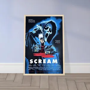 Scream (1996) Cult Movie Print Art, Horror Movie Print, Classic Horror Movie
