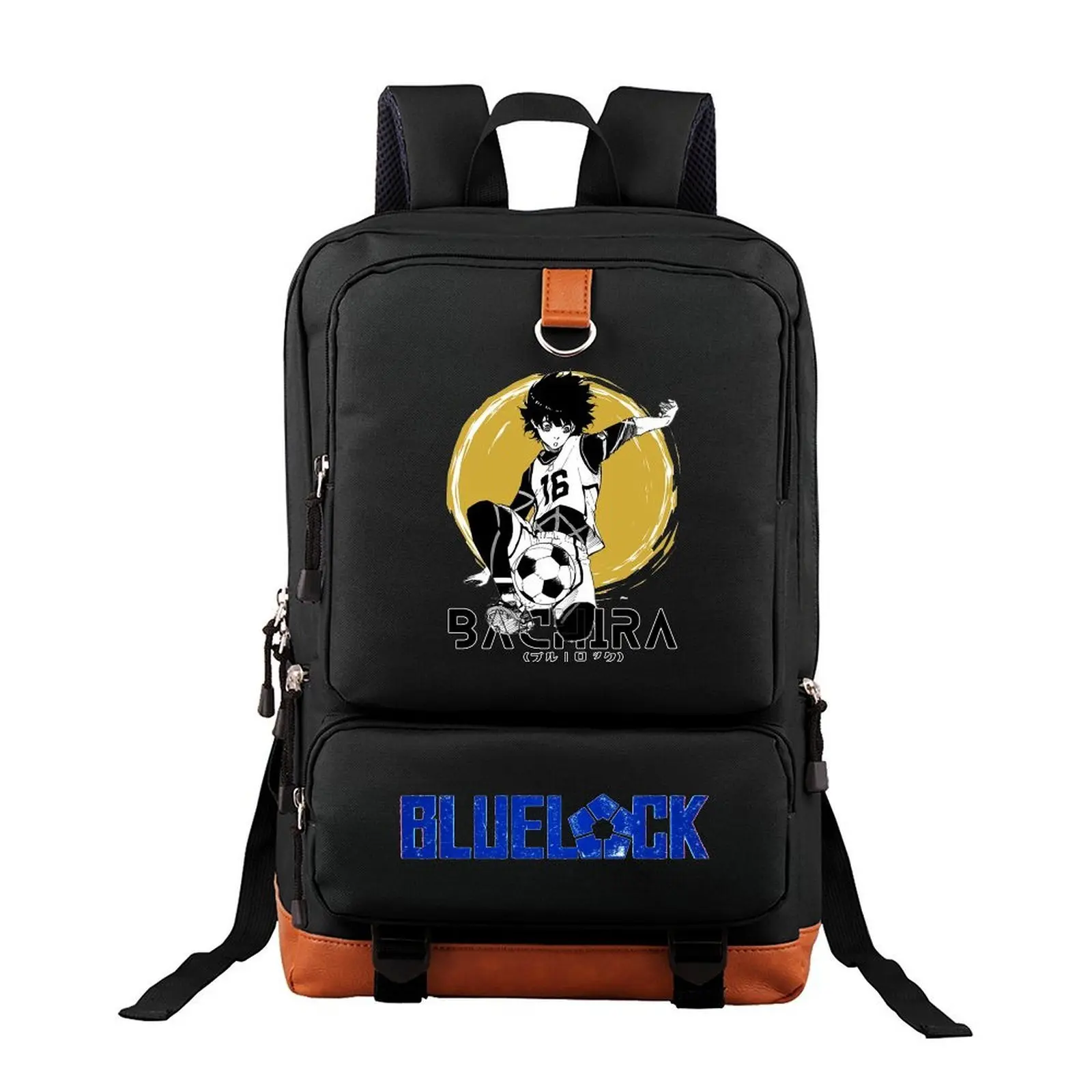Blue Lock  Unisex Backpack with Laptop Compartment – Large Capacity Travel & Commuting Bag for Camping, Perfect Birthday Gift for Friends & Family 17.3‘’*11.4”
