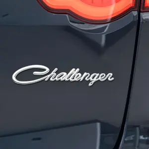 3D Metal Dodge Challenger Emblem, Rear Trunk Sticker Decal, Dodge Challenger Accessories Decor, Dodge RAM Car Decoration, Car Decals