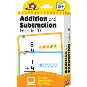 Flashcards: Beginning Addition and Subtraction Facts to 10 -- Evan-Moor Educational Publishers - Other