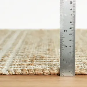 Arbor Ivory Handwoven Jute Rug 10x14