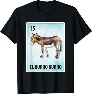 El Burro Burro Mexican Donkey Burro Cards T-Shirt