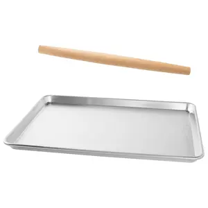 Nordic Ware Naturals Big Sheet Pan &  French Rolling Pin Set