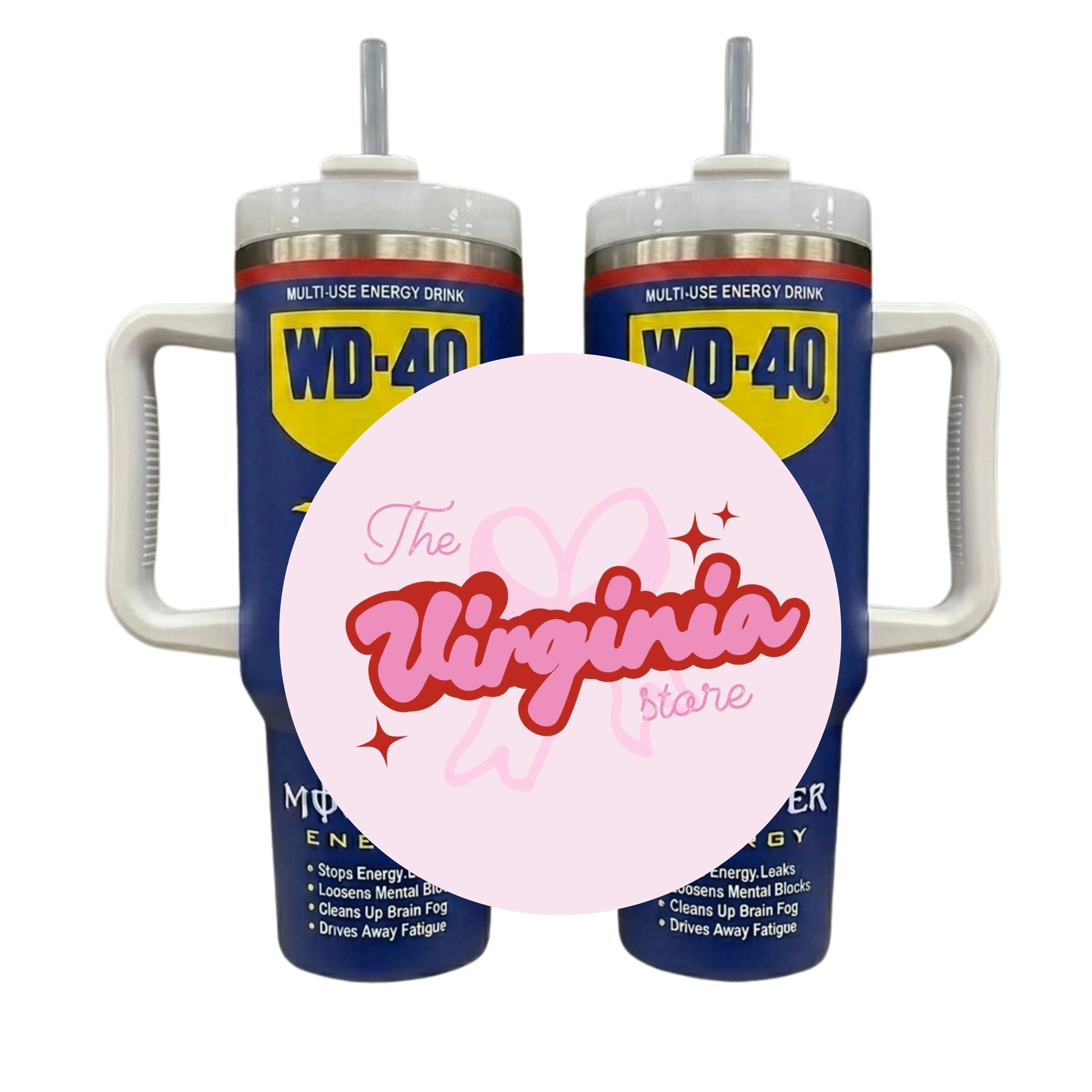 Design 2 - 40oz Handle White 