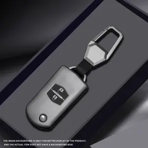 2 Buttons for Mazda Models, Tpu Car Key Case, Remote Holder Keychain, Accessories for Mazda 2 3 5 6 Cx7 Cx9 Rx8 Mx5 Mpv Demio