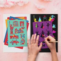 Rainbow Scratch Paper Art Set 1pc