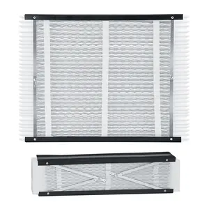 VEVOR 20 x 25 x 4 Furnace Filter, MERV 16 HVAC Ac Filters,12-Month Electrostatic Pleated Air Conditioner Filters, 2-Pack (Actual Size: 20.47 x 25.20 x 3.98 Inch) for Capturing Dust, Smog, Pet Dander