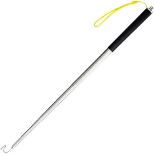 Pole with Hook Pickup, Telescopic Push Pull Rod Wire Fish Stick, Telescopic Pick-Up Tool