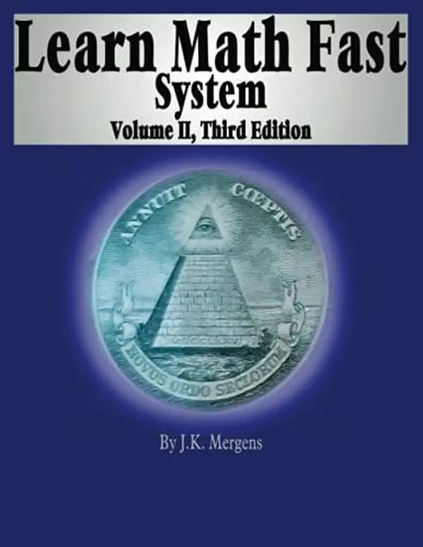 USED Book - Learn Math Fast System Volume II: Fractions, Decimals, and Percentages by J K Mergens (Paperback) - english