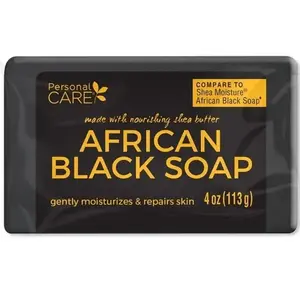 Personal Care African Black Soap made with nourishing shea butter Body Care Body Wash Skin Care Cleansing Daily Cleanser Scent Cleanser Scent