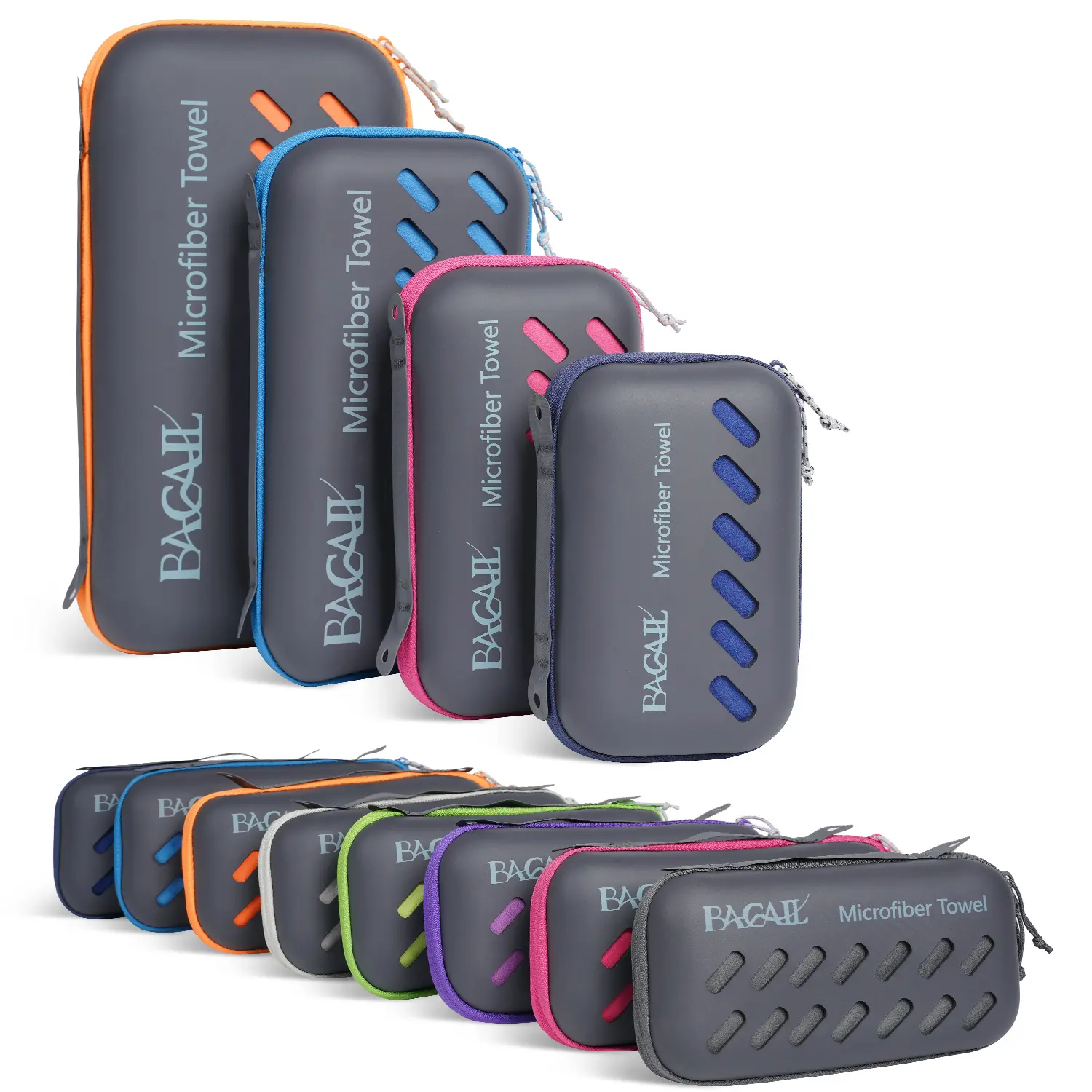 【SummerSale】BAGAIL Microfiber Towel Quick Dry Camping & Travel & Gym Towel. Compact | Super Absorbent, Lightweight, Fast Drying. Suitable for Beach, Bath, Backpacking, Hiking, Swim