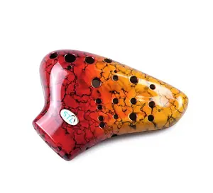 New Plastic Triple Ocarina (Double Colors)