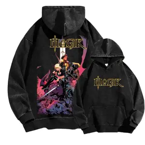 The Magik Unisex Hoodie 2sides Shirt, Retro Gamer Shirt, Crewneck for Man, for Woman, Gildan Cotton trendy Shirt,Video game Y2K shirt