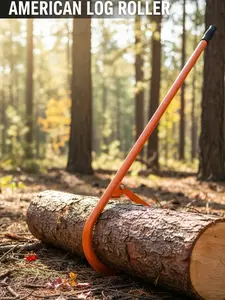 Heavy Duty Steel Cant Hook Tool, 46.5 In Log Roller for Forestry Logging (Garden & Forestry Hardware Tool)