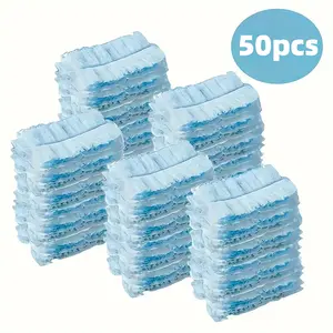 Electrostatic Dusting Master Set with Telescopic Handle - 50pcs Disposable Cloths Bundle, Multisurface Duster for Bedroom, Car, Kitchen, Living Room - Efficient Dust Removal, Handheld Sweeper Brush for Furniture, Keyboard Cleaning