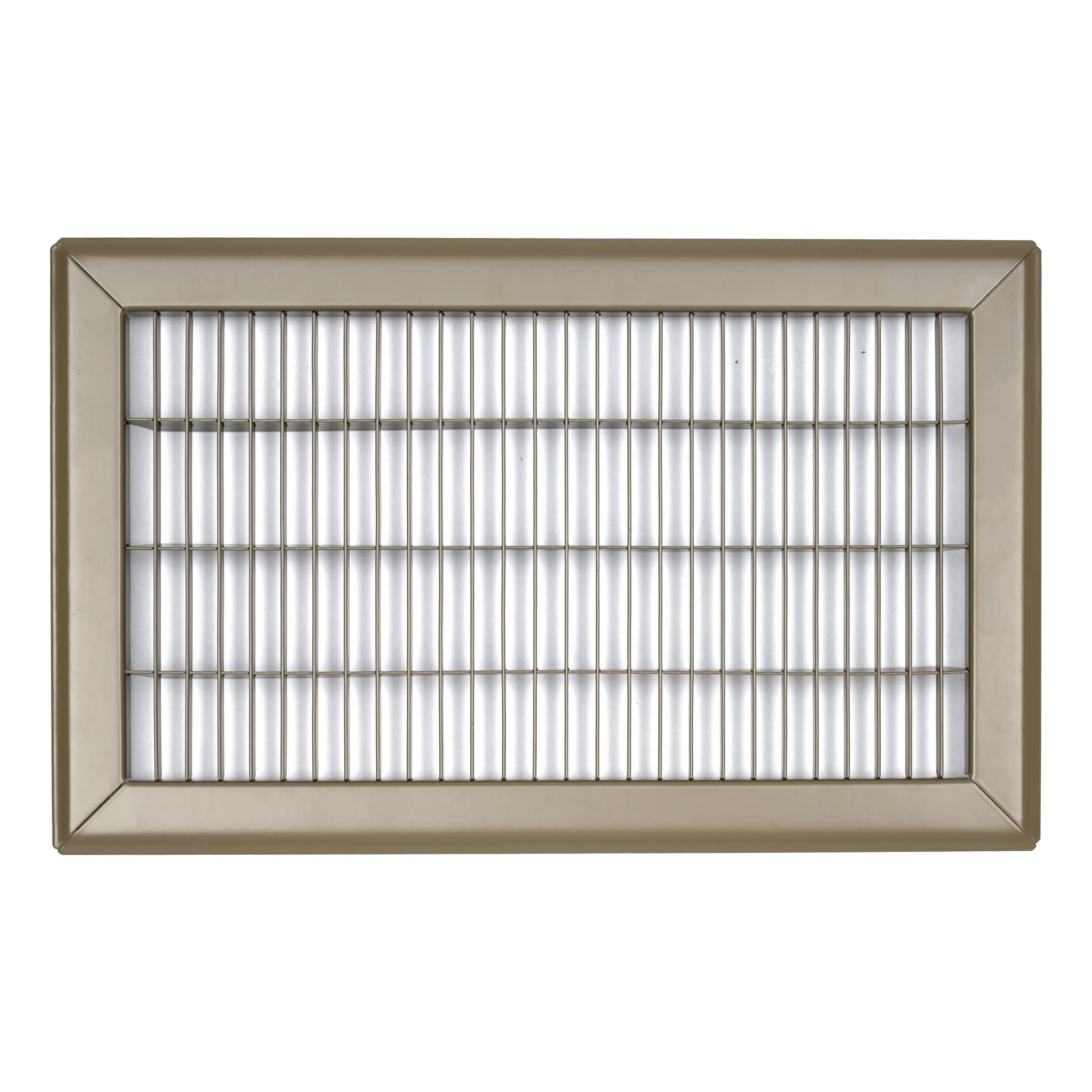 Handua Return Air Floor Grille | Brown | Walkable Vent Cover Grill for Floor | Heavy Duty Fixed Blades