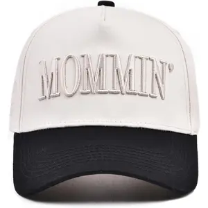 Funny Mommin Hat for Women Mama Too Busy to Care Truck Hat Gifts Adjustable Washed Cotton Embroidered Mom Baseball Cap for Mother's Day Playful Practical