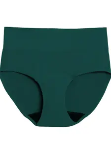 The High Waisted Period underwear. in Sporty Stretch For Heavy Flows Women Stretchy Womenswear Spandex