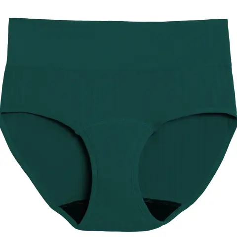 The High Waisted Period underwear. in Sporty Stretch For Heavy Flows Women Stretchy Womenswear Spandex