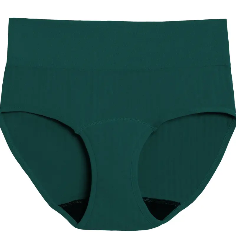 The High Waisted Period underwear. in Sporty Stretch For Heavy Flows Women Stretchy Womenswear Spandex