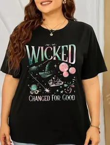 【Plus Size】Sweat-Resistant Cooling Tee Top Summer Black Casual Fabric Womenswear Day Comfortable Fitness Outdoor