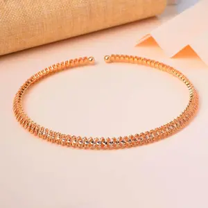 Cubic Zirconia CZ Multi Color Choker Necklace for Women Jewelry Size 15-16" Birthday Christmas Gifts for Women