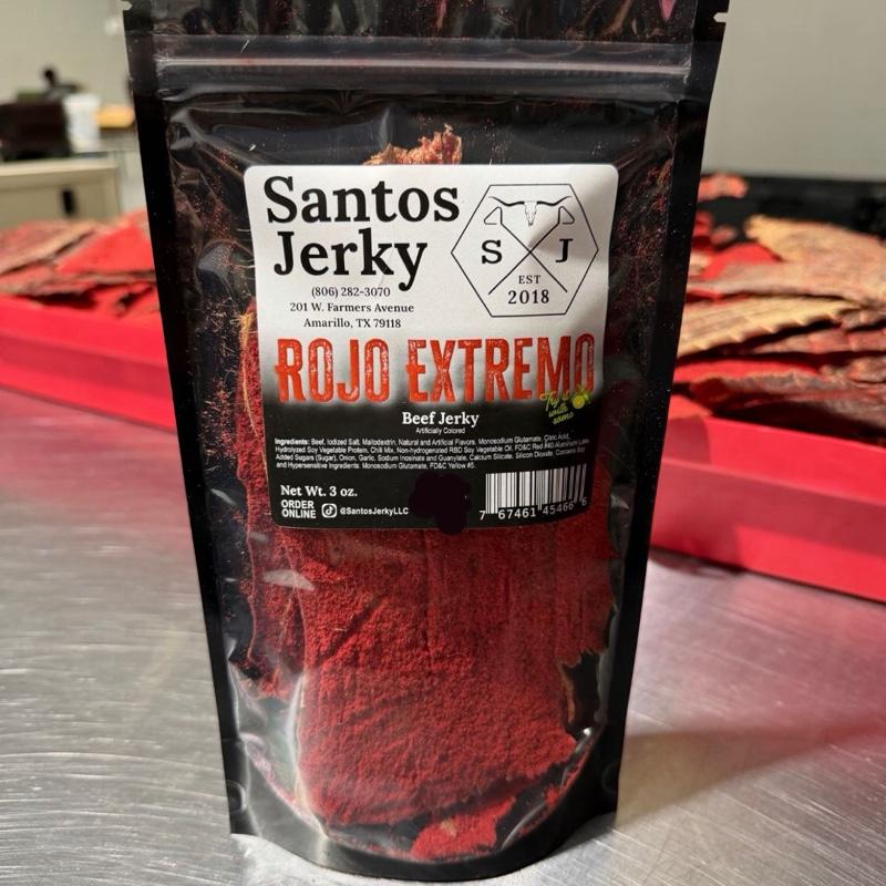Santos Jerky ROJO EXTREMO Beef Jerky