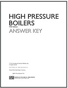 High Pressure Boilers 5th Edition Answer Key