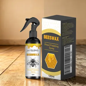 Beeswax Wood Polish Spray for Furniture Floor and Cabinet Care Wood Shine Spray Helps Restore Smooth Glossy Finish and Reduce Dust Buildup