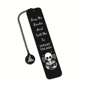 1/20pcs, Stainless Steel Bookmark, Funny Bookmark Men And Women Bookmark Bookmark Book Lovers Friendship Gifts Christmas Stocking Gifts, Bookworm Gifts, Reading Lovers Gifts, Christmas Thanksgiving Book Day Gifts Funny Gifts, Party Gifts, Book Accessories