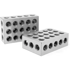 10423 3 x 2 x 1-Inch Steel-Hardened Precision 123 Blocks, Two Pack