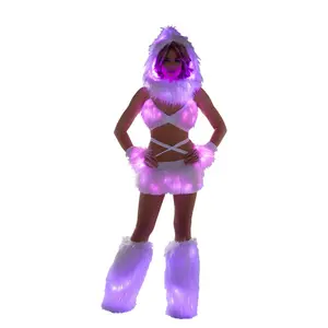 GlowFur Illuminate Light-Up Skirt