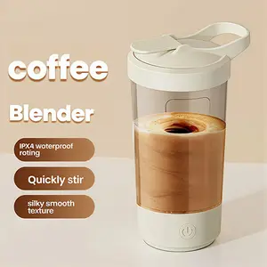 Automatic Electric Shaker Bottle, USB Rechargeable Portable Mixing Cup for Protein Powder, Coffee, Milk Powder, & Smoothies, 24oz Leak-Proof Tritan Fitness Blender Cup