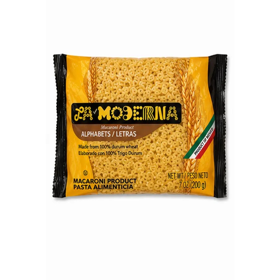 La Moderna Alphabets Pasta Alfabeto Pasta 7.05 oz (Pack of 3)
