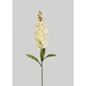 Cream Blush Artificial Stock Flower - 26.5"