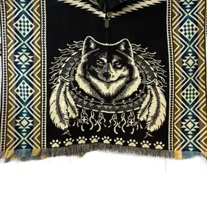Alpaca poncho wolf x dream catcher