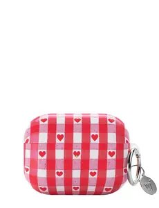 Red Gingham Hearts AirPods