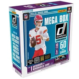 1 (ONE) Pack of 2025 Panini Donruss NFL Football Mega Box