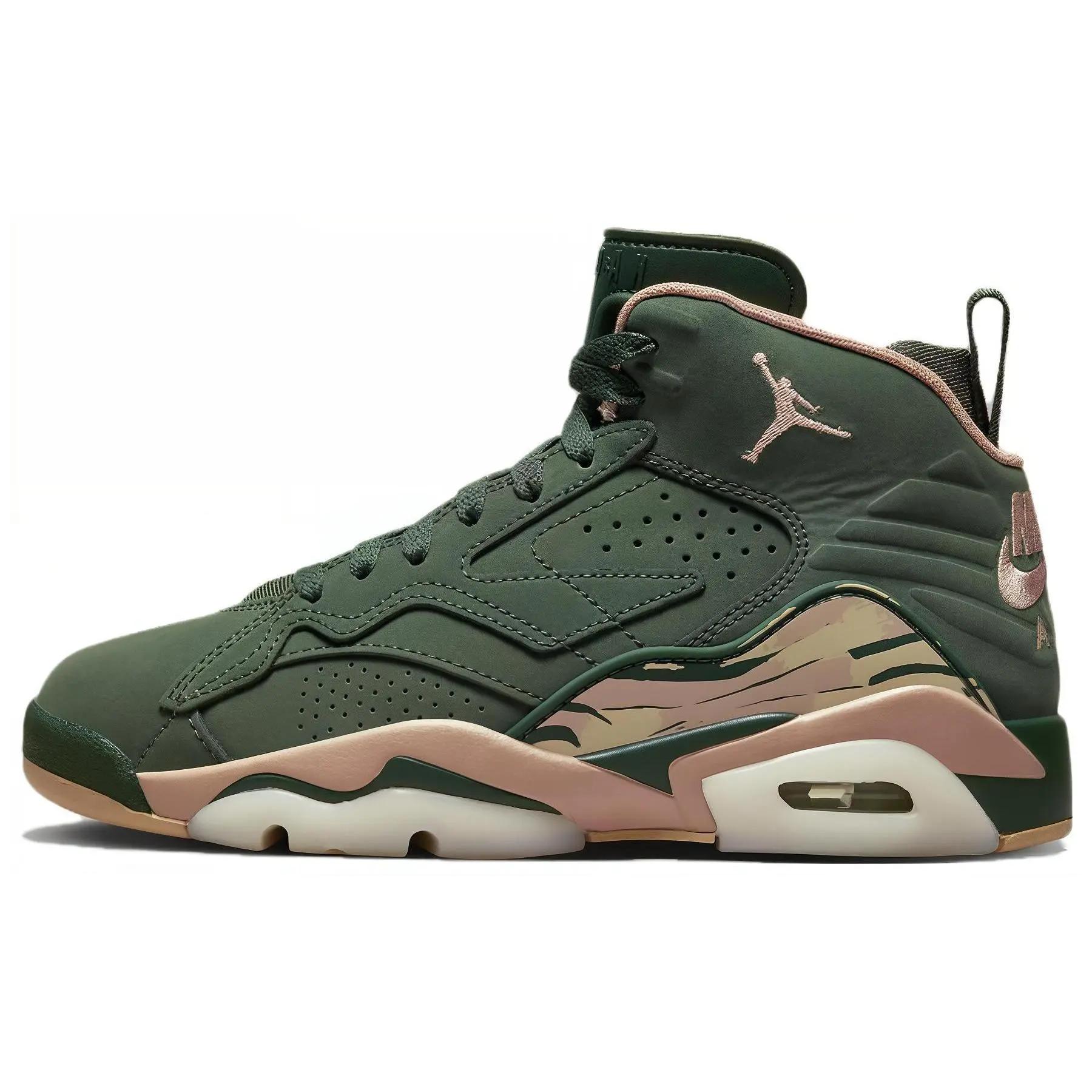 Jordan Jumpman Mvp Green Comfort Lightweight Mid Top Basketball Shoes Women's FB9019-302