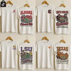 ALL TEAM College Game Day T-Shirt 2 side – Vintage Campus Mascot Stadium Graphic Tee – University Football Fan Shirt 28D