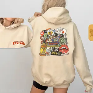 Treaty Oak Revival Western Concert Style Hoodie | Country Music Trendy Hoodie  Perfect for Music Lovers | Country Style Unisex