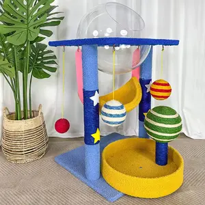 Planet Shape Cat Climbing Tree